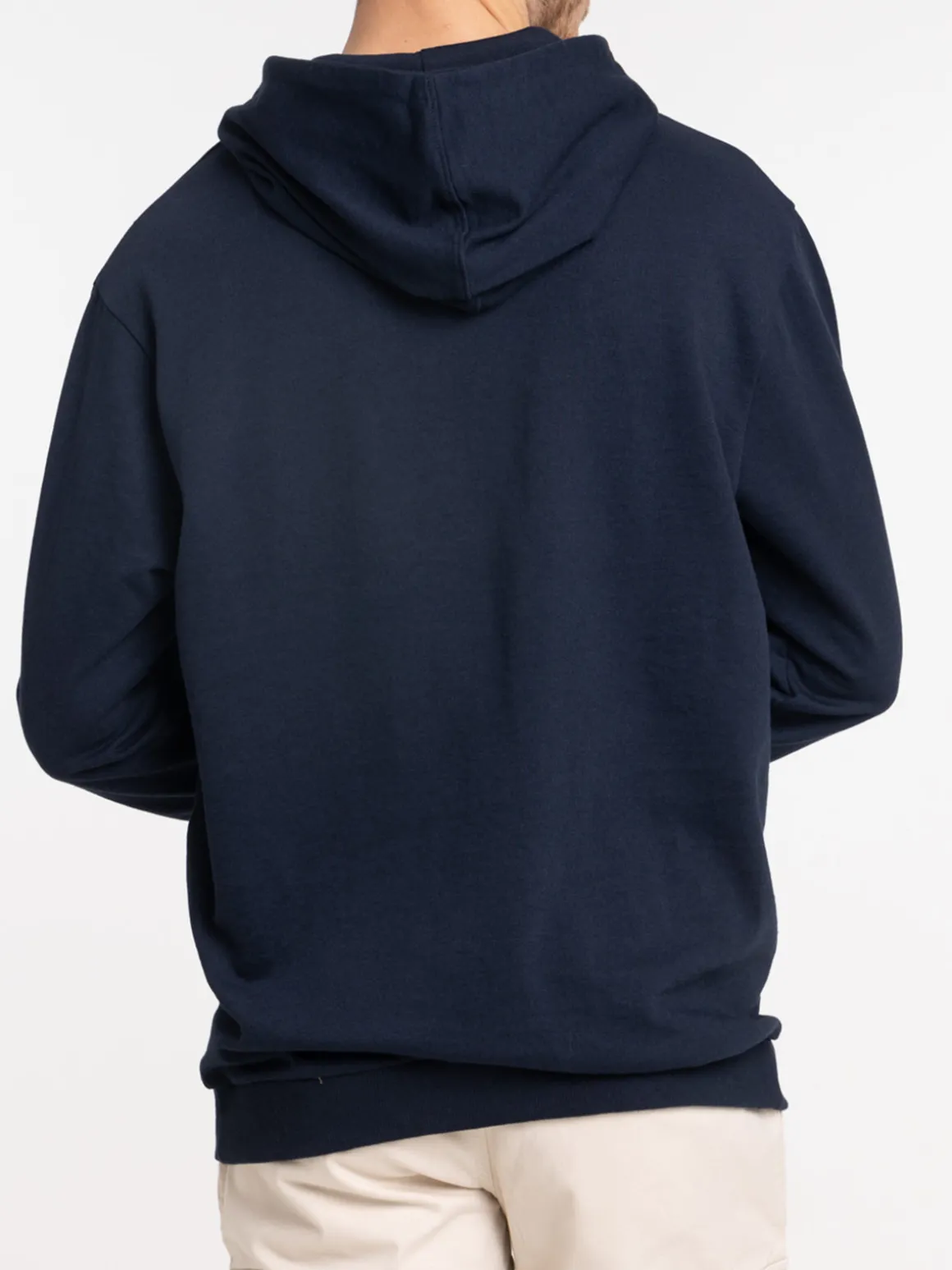 Sweat à capuche marine navy homme