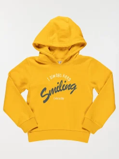Sweat à capuche message garçon (3-8A)