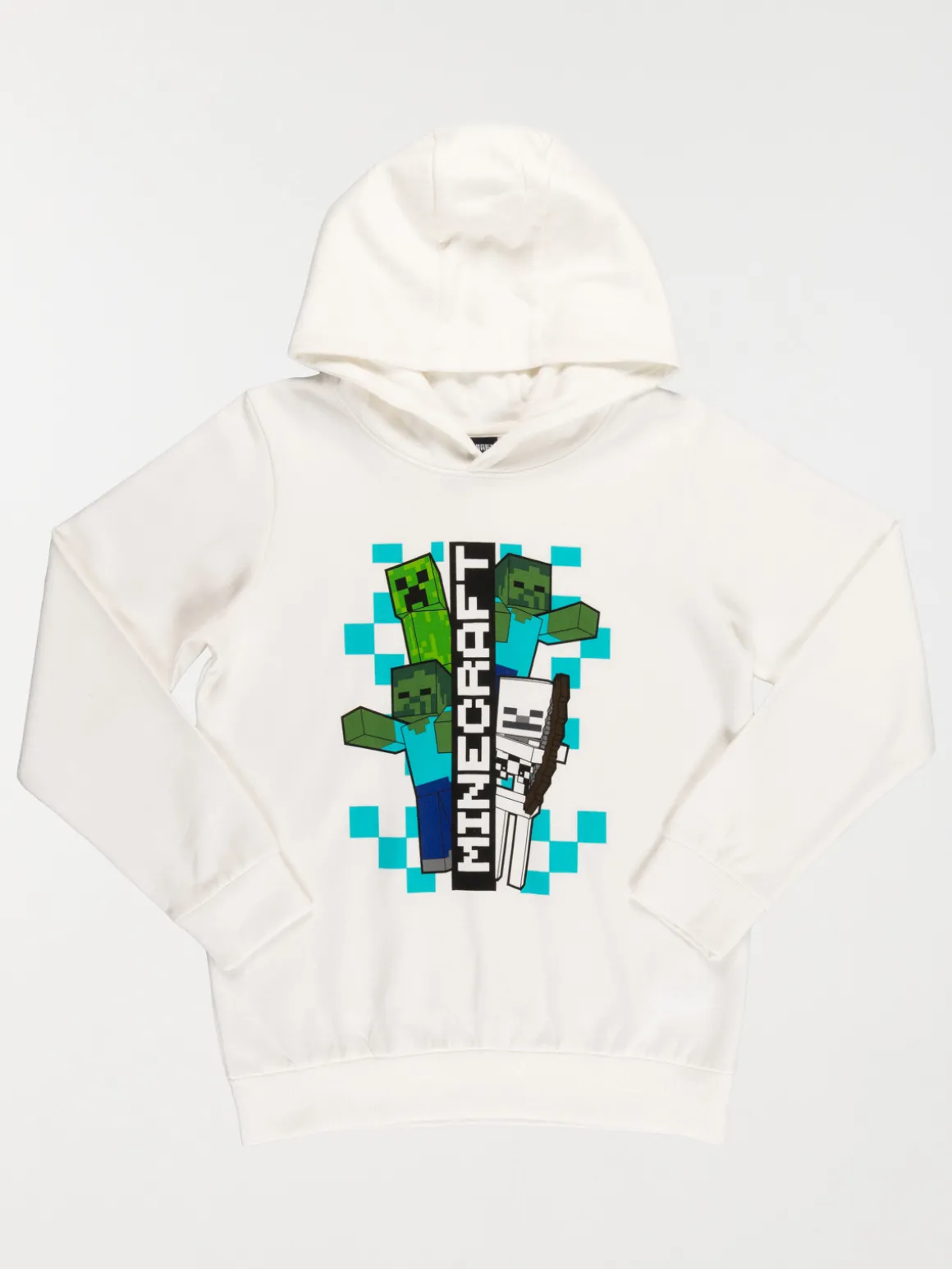 Sweat à capuche Minecraft garçon (3-12A)