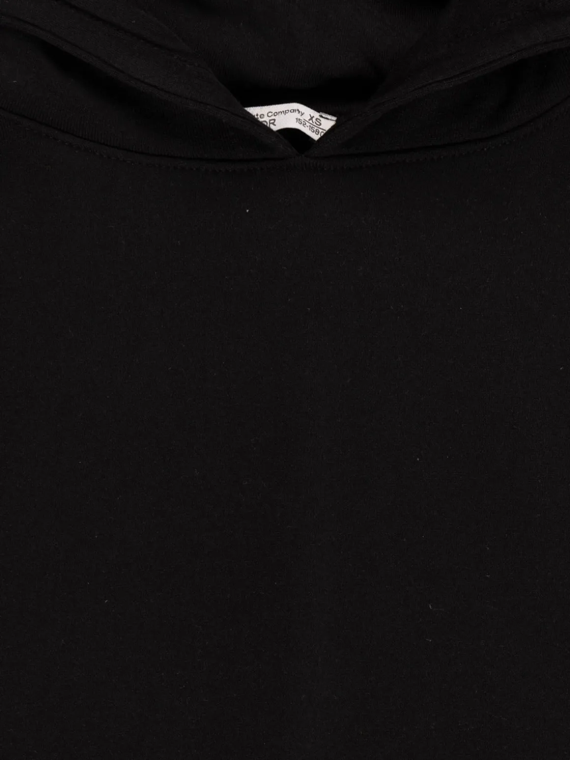 Sweat à capuche noir fille (XXS-M)