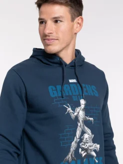 Sweat à capuche Rocket et Groot homme