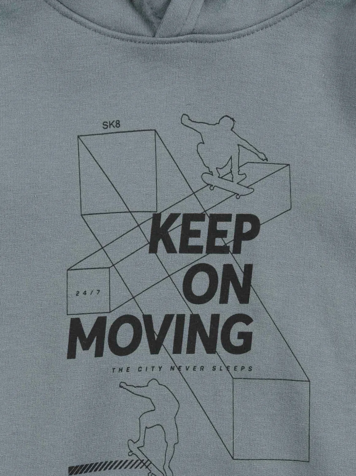 Sweat à capuche skateur garçon (3-12A)