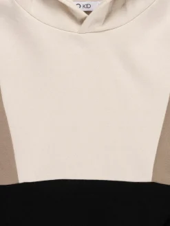 Sweat à capuche tricolore garçon (3-12A)