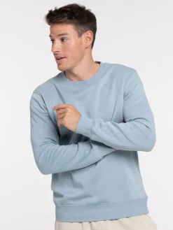 Sweat basique ardoise clair homme