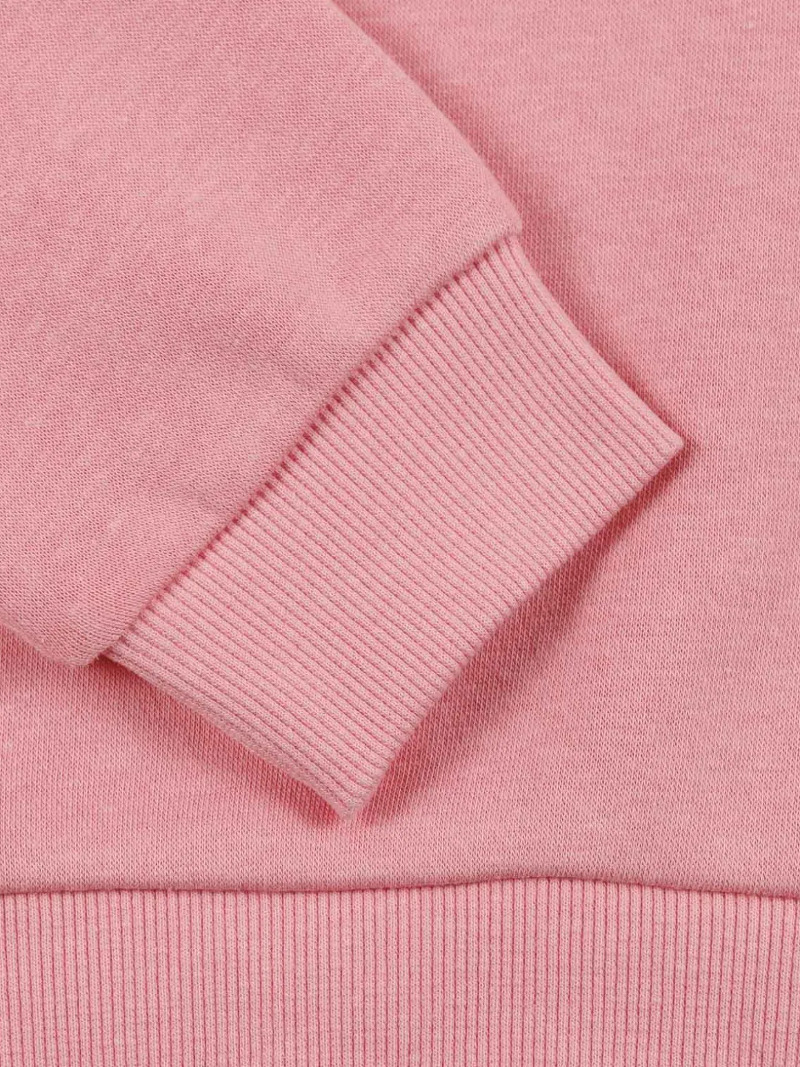 Sweat basique rose bonbon fille (3-12A)