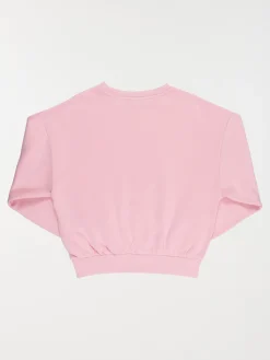 Sweat basique rose poudré fille (XXS-M)