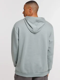 Sweat basique uni à capuche homme