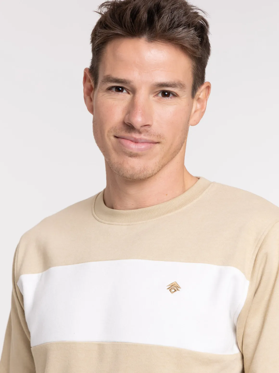 Sweat bicolore homme