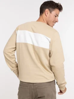 Sweat bicolore homme