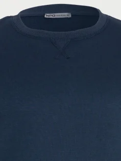 Sweat bleu nuit homme grande taille