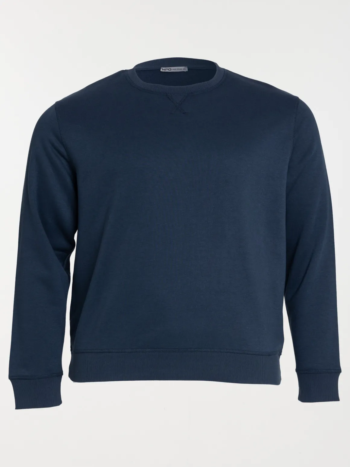 Sweat bleu nuit homme grande taille