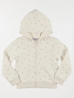 Sweat capuche coeur fille (3-12A)