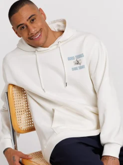 Sweat capuche motif devant et dos homme