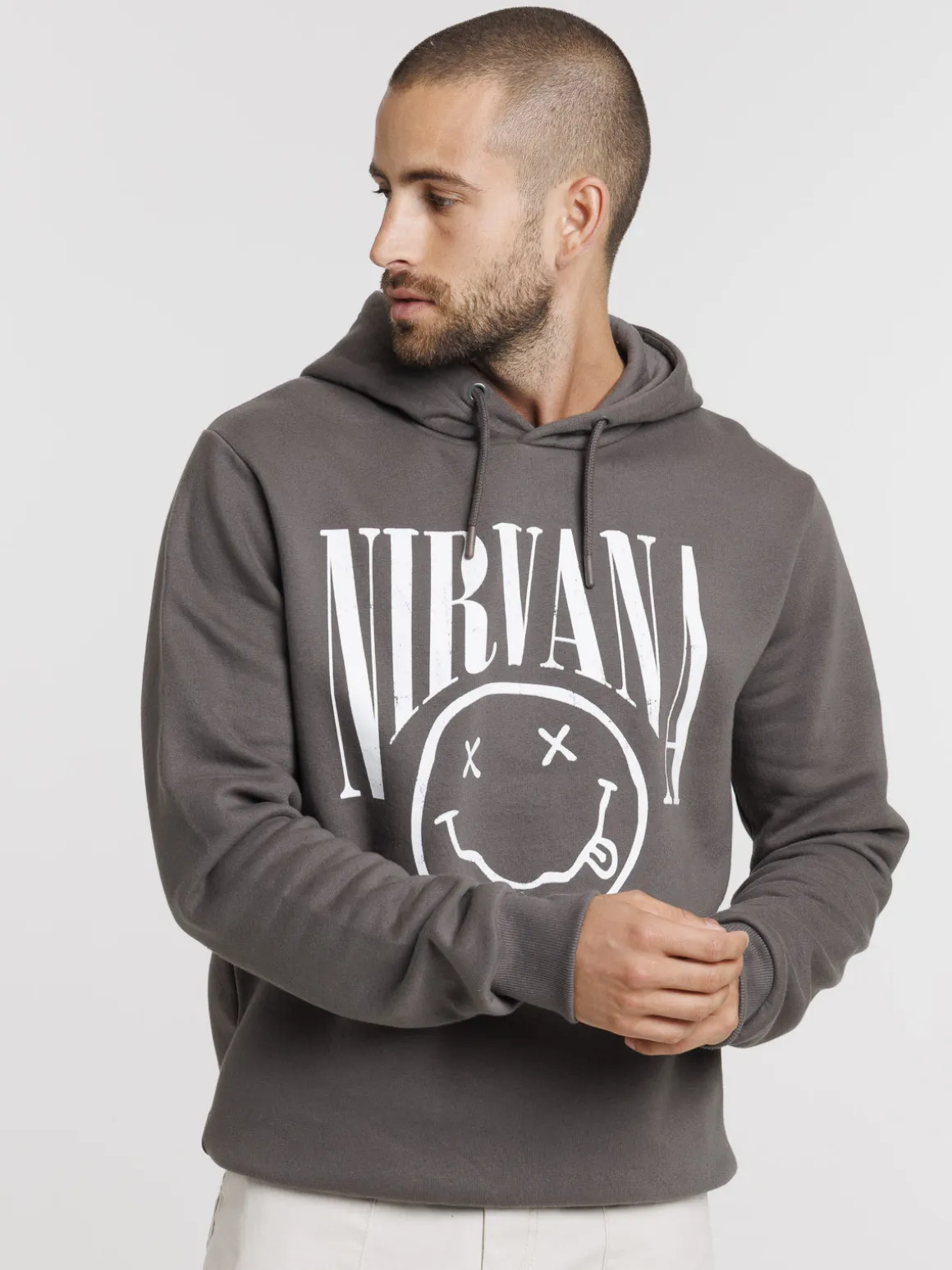 Sweat capuche Nirvana homme