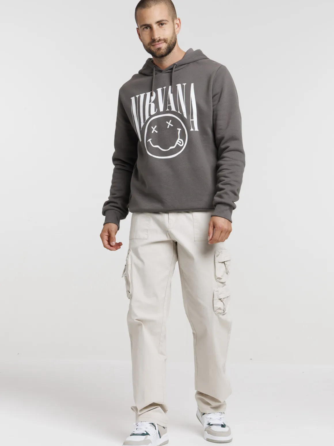 Sweat capuche Nirvana homme