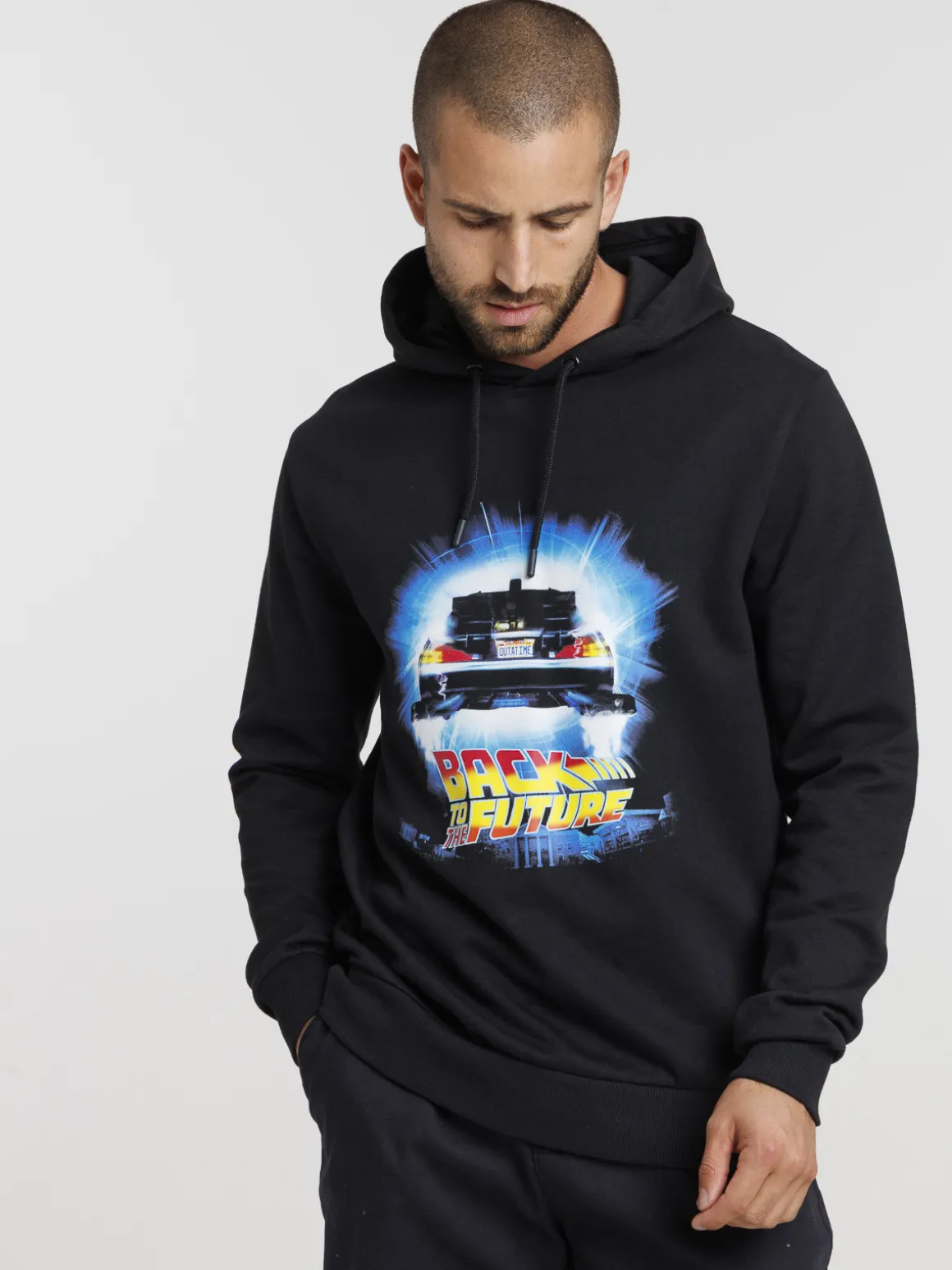 Sweat capuche Retour vers le futur homme