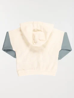 Sweat capuche tricolore garçon (6-36M)