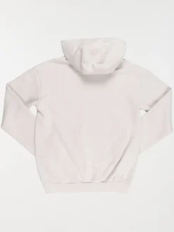 Sweat capuche uni craie garçon (XXS-M)
