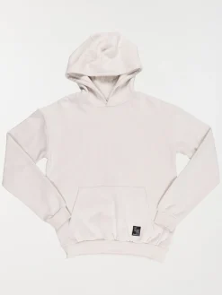 Sweat capuche uni craie garçon (XXS-M)