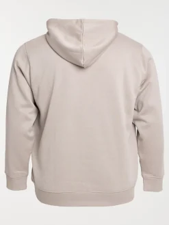 Sweat capuche zippé grande taille homme