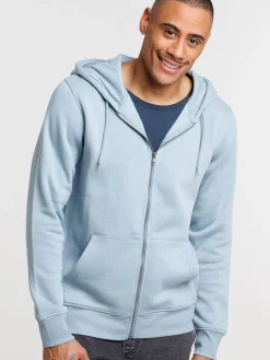 Sweat capuche zippé homme
