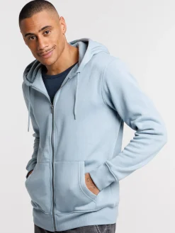 Sweat capuche zippé homme