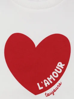 Sweat coeur fille (3-12A)