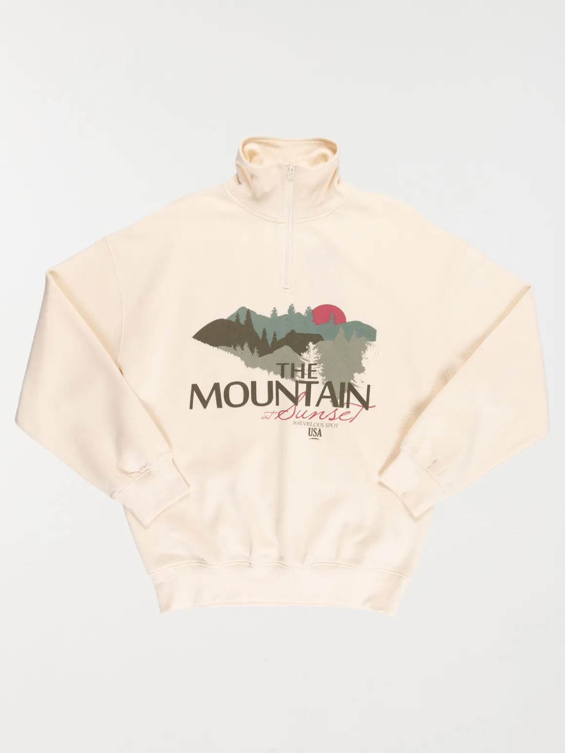 Sweat col montant zippé fille (XXS-M)