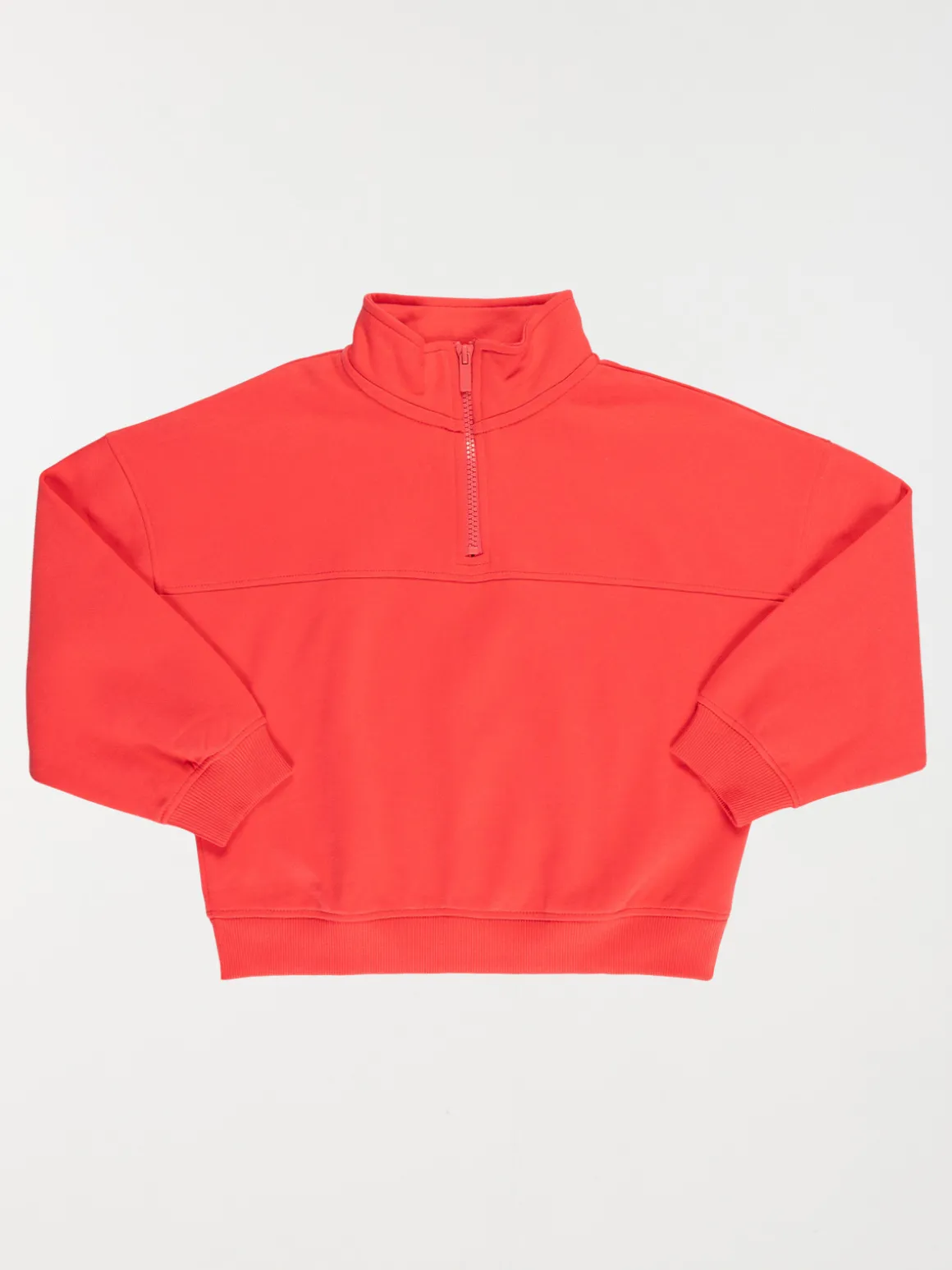 Sweat col montant zippé fille (3-8A)