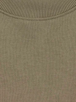 Sweat col rond vert sauge garçon (XXS-M)