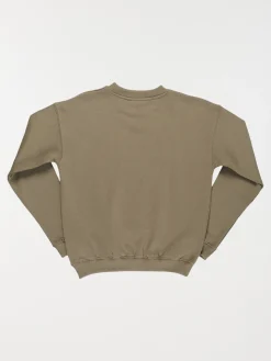 Sweat col rond vert sauge garçon (XXS-M)