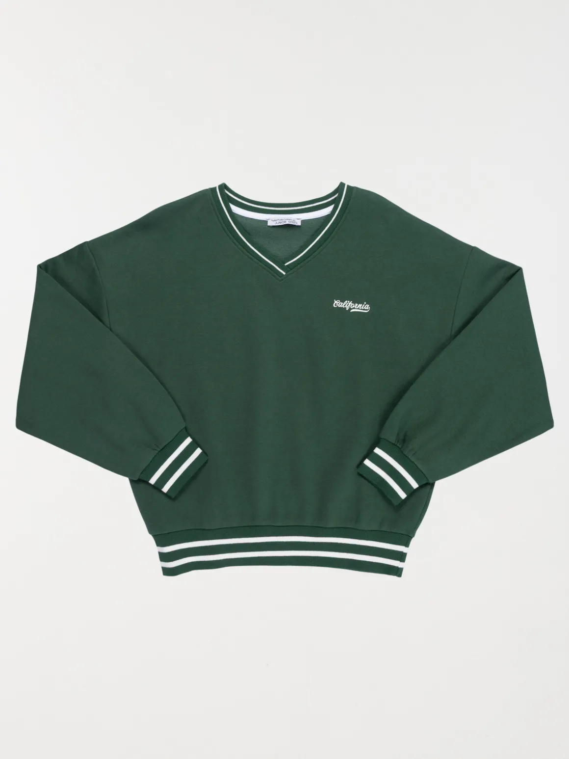 Sweat col V fille (XXS-M)