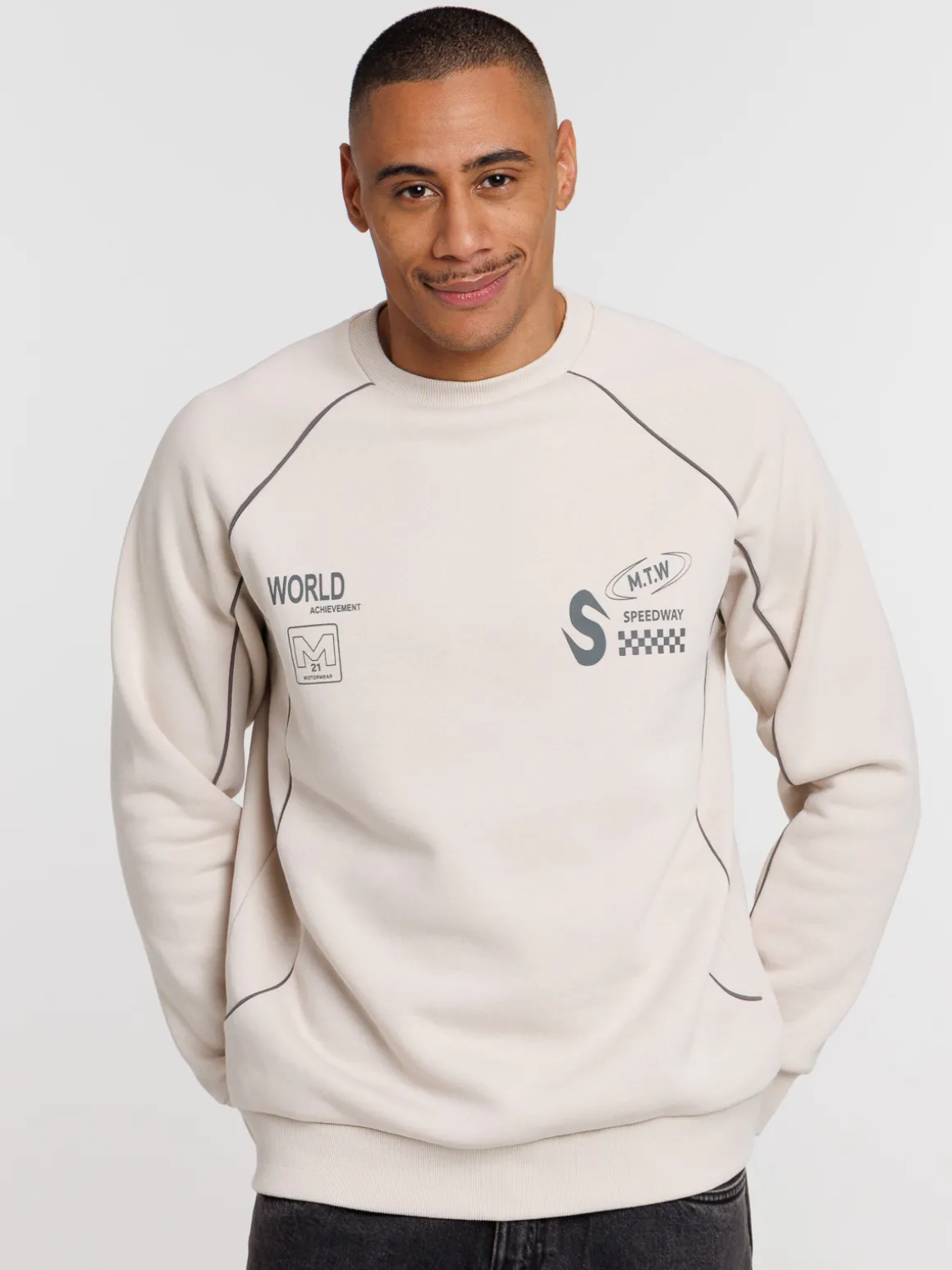 Sweat coloris lin homme