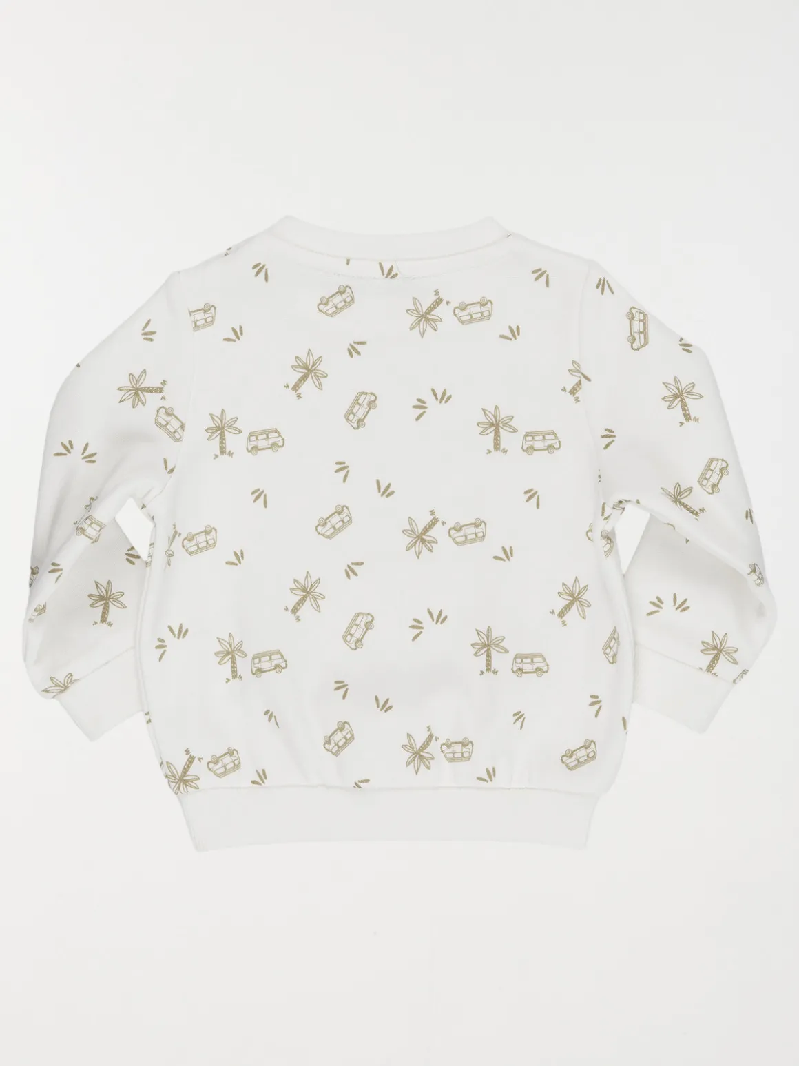 Sweat écru imprimé garçon (3-36M)