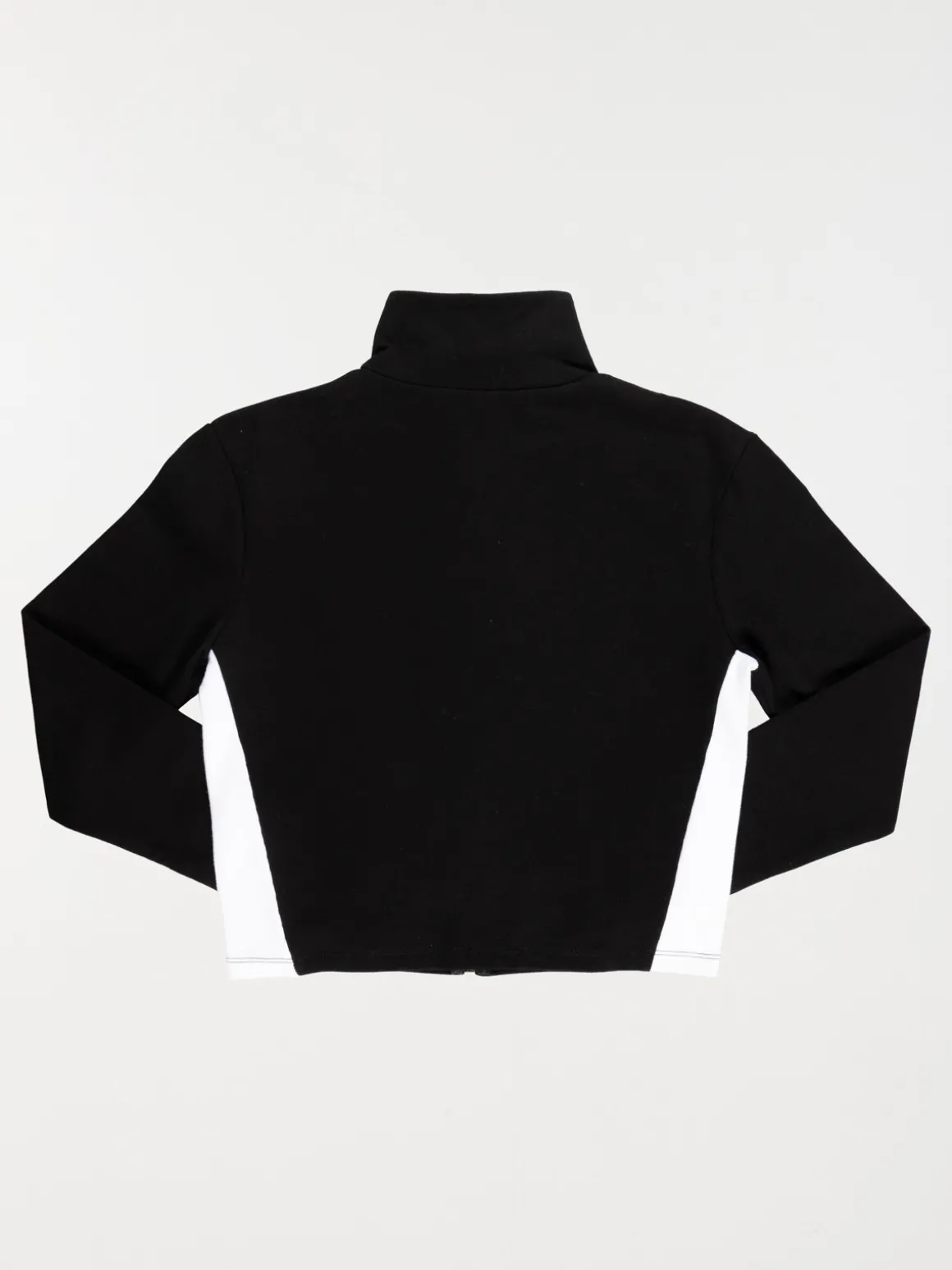 Sweat de sport zippé noir fille (XXS-M)