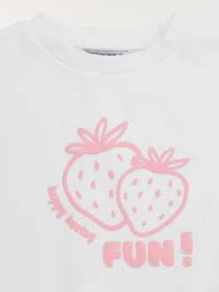 Sweat fraises fille (3-12A)