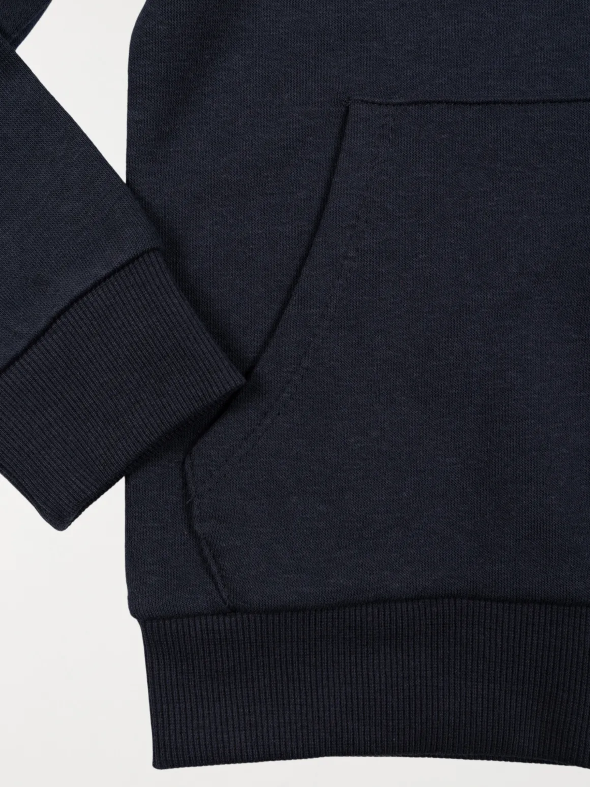 Sweat garçon marine à capuche (3-12A)