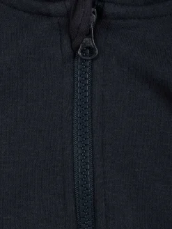 Sweat garçon marine à capuche (3-12A)