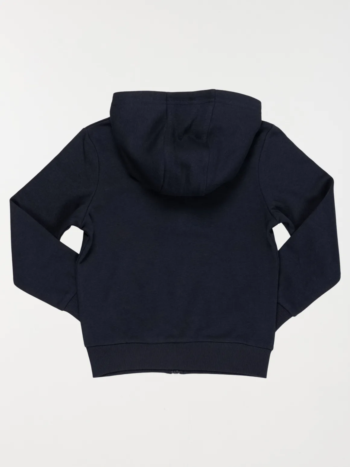 Sweat garçon marine à capuche (3-12A)
