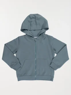 Sweat garçon uni à capuche (3-12A)