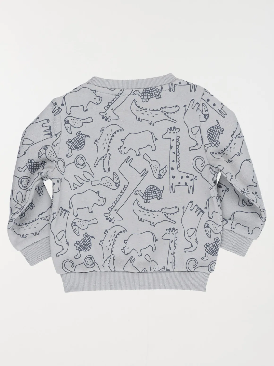 Sweat gris imprimé garçon (3-36M)