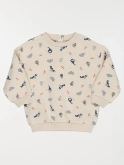 Sweat imprimé avions garçon (3-36M)