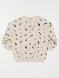 Sweat imprimé avions garçon (3-36M)