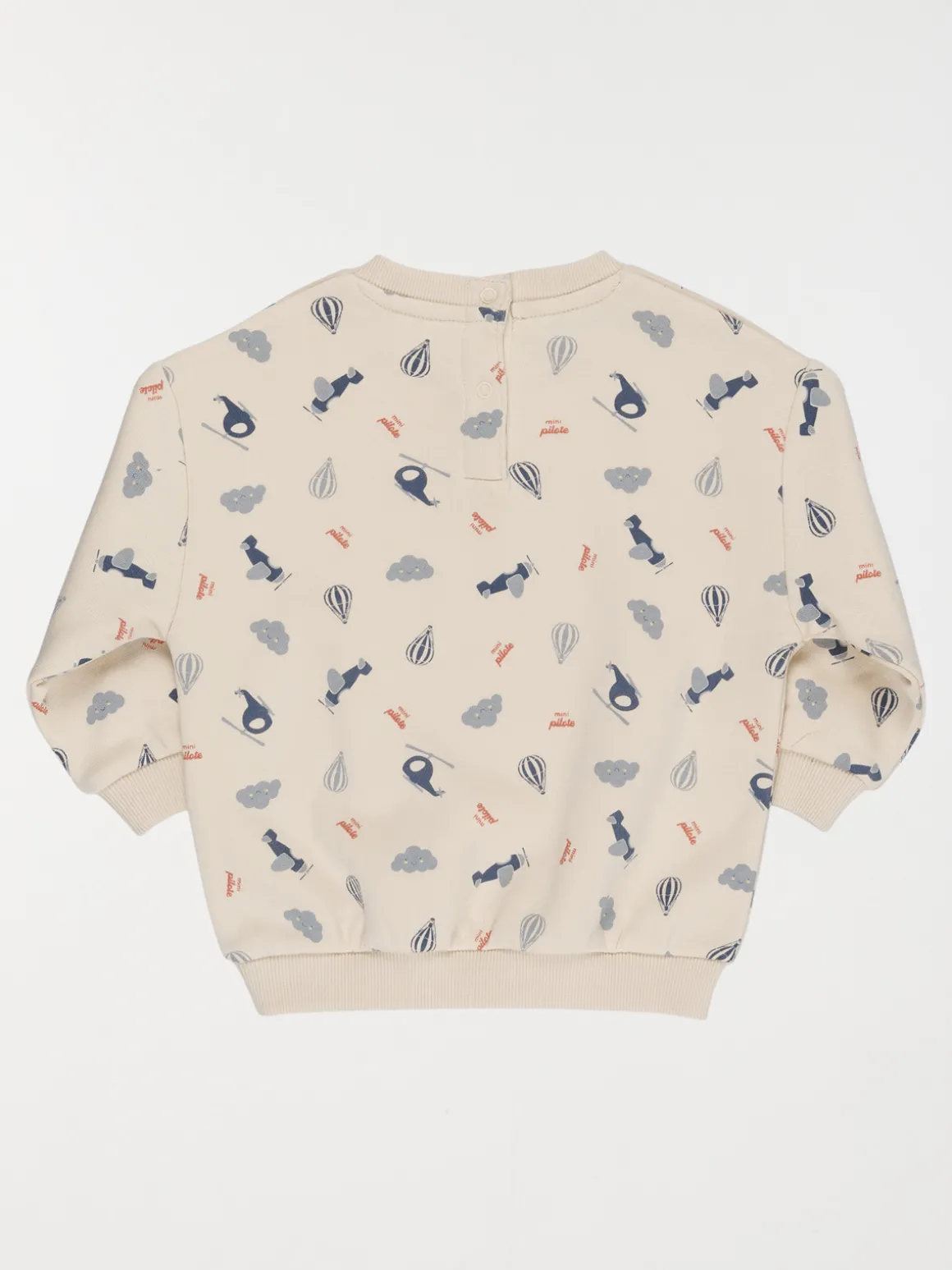 Sweat imprimé avions garçon (3-36M)
