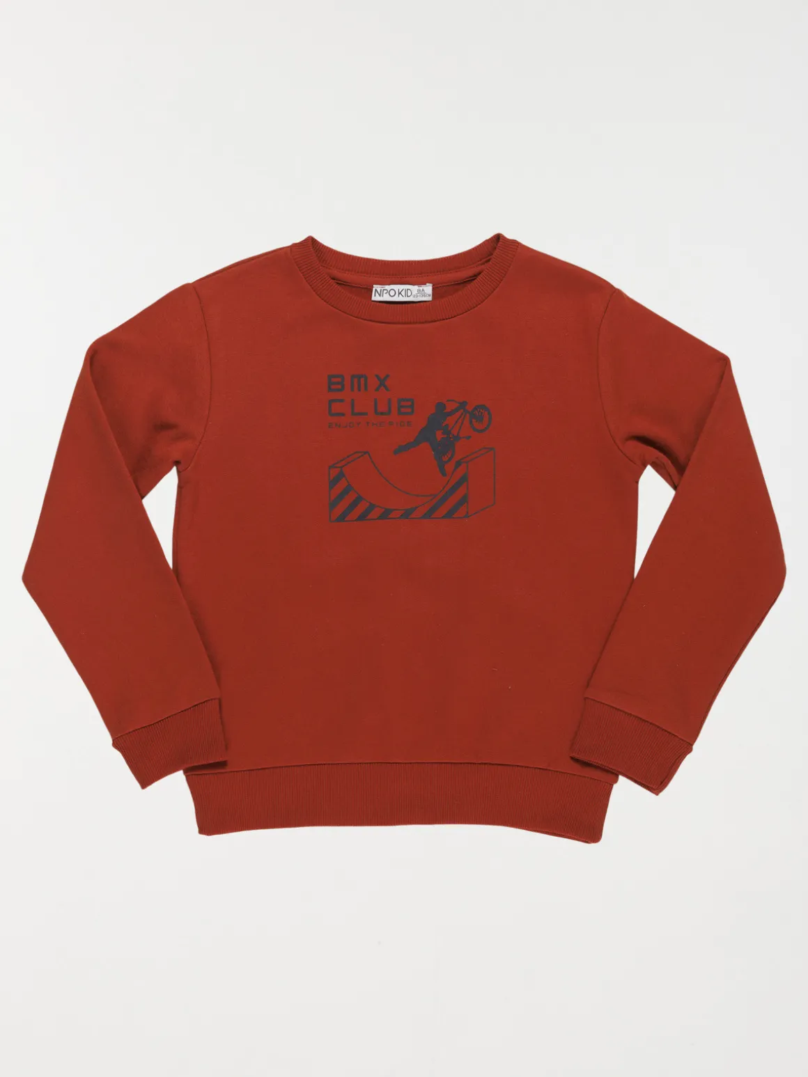 Sweat imprimé BMX garçon (3-12A)