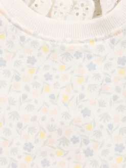 Sweat imprimé fleuri fille (3-36M)