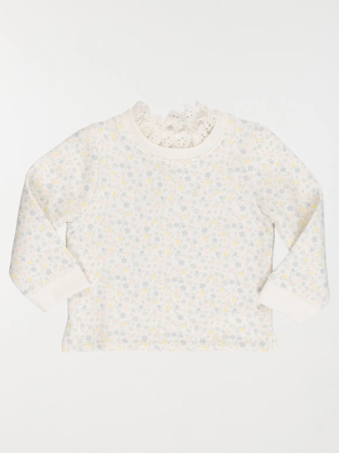 Sweat imprimé fleuri fille (3-36M)