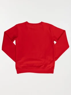 Sweat imprimé rouge garçon (3-12A)