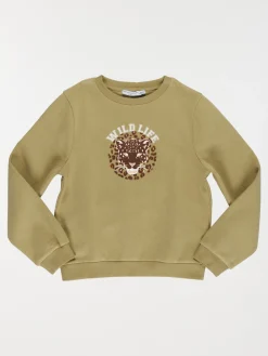 Sweat léopard fille (3-12A)