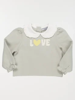 Sweat love col claudine fille (3-36M)